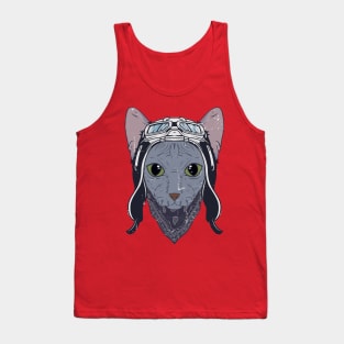 adventurer cat Tank Top